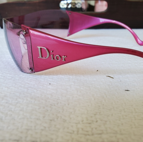 SOLD!! Vintage Christian Dior Pink Sunglasses NWOT - Picture 7 of 14